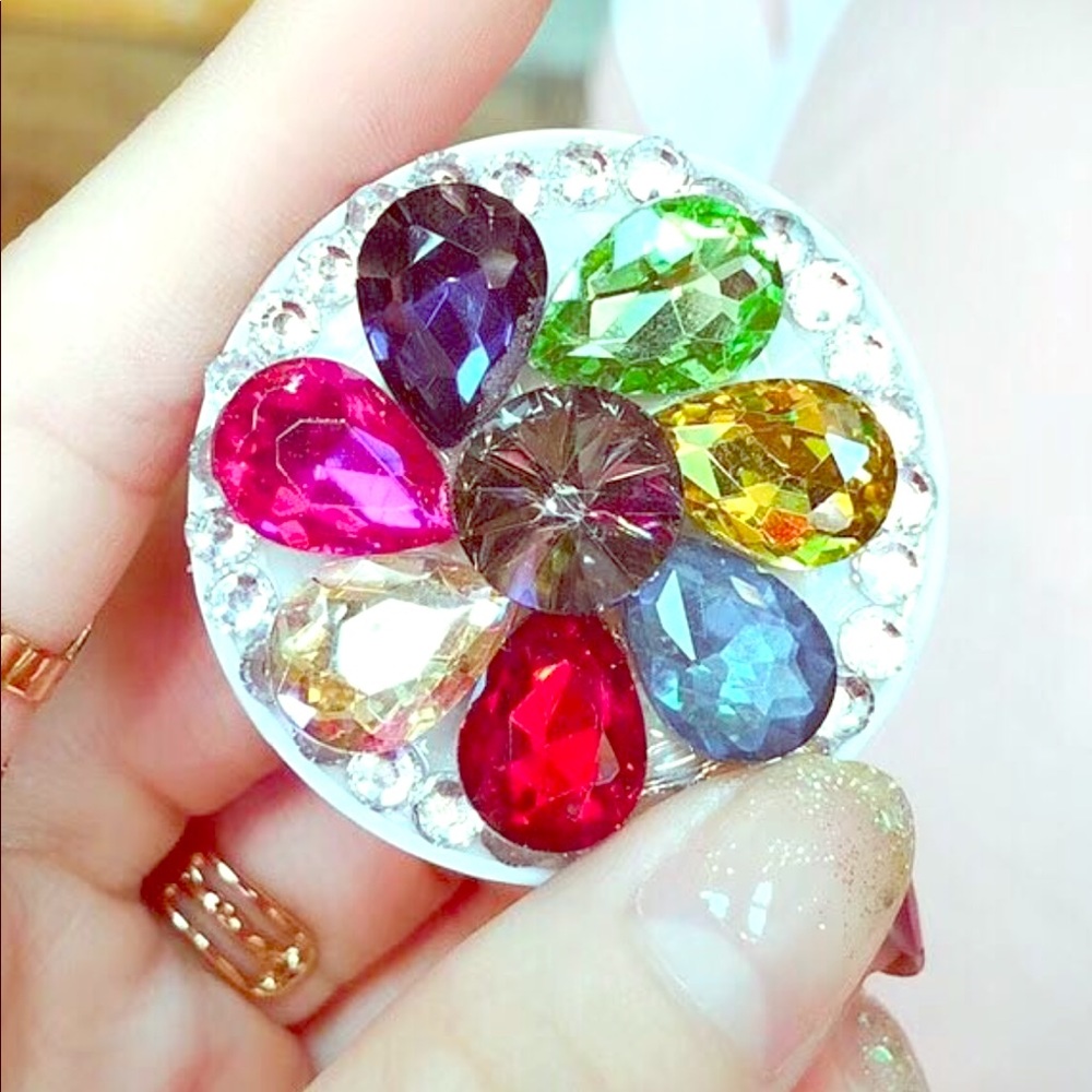 3D Crystal Jewel Phone Grip